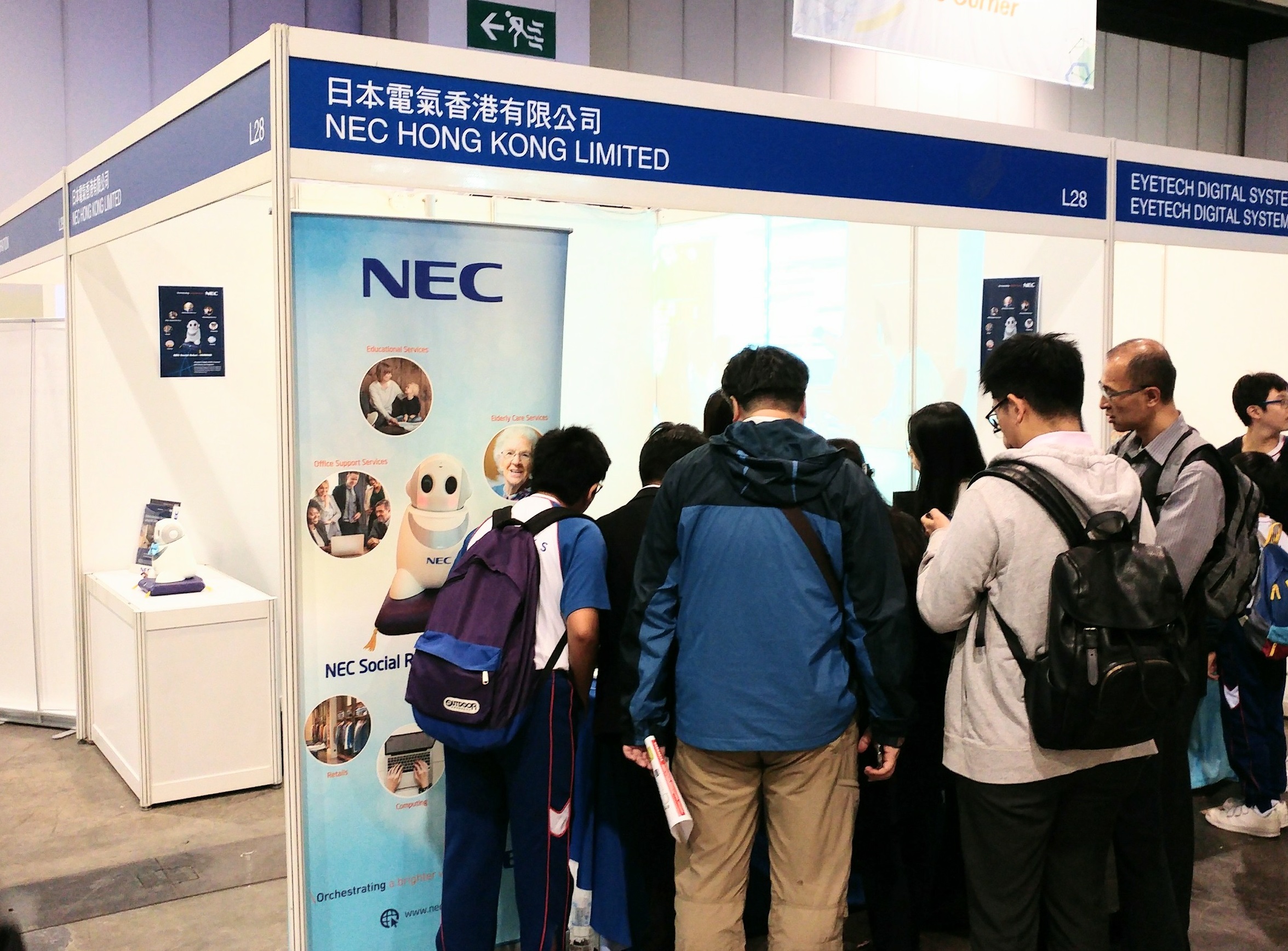 The NEC Booth (Booth# L28)